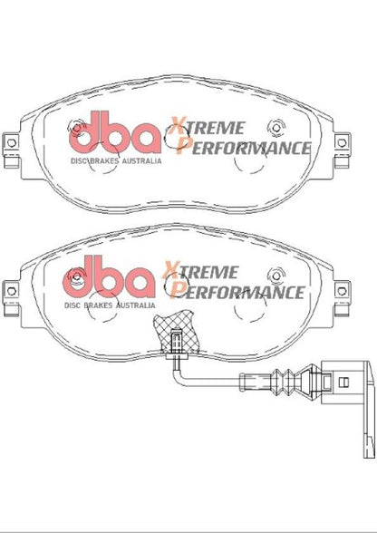 DBA - DB8849XP - DBA Xtreme Performance Brake Pads; Front - DBA-DB8849XP