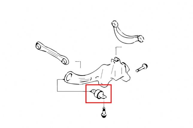 Hardrace - Tagumise õõtshoova puks Ford, Mazda, Volvo