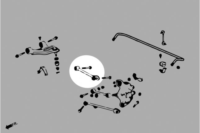 Hardrace - tagumise kaldenurga komplekt koos esitulede regulaatoriga Honda Accordile