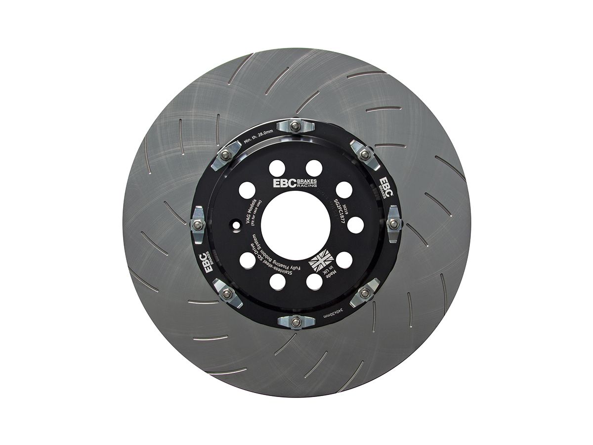 EBC - SG2FC1877 - EBC SG2FC 2-Piece Slotted Brake Discs; Front