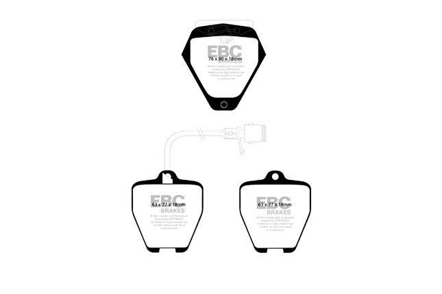 EBC - DP1012 - EBC Ultimax piduriklotsid; ees