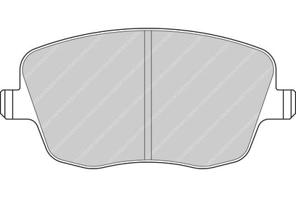 Ferodo - FDS1419 - Ferodo DS Performance piduriklotsid; ees