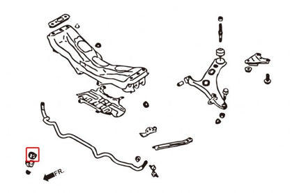 Hardrace - Front Reinforced Stabilizer Bushing Scion FR-S, Subaru BRZ, Toyota 86