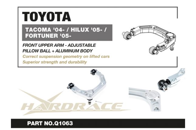 Hardrace - Front Upper Arm Toyota Tacoma, Hilux, Fortuner