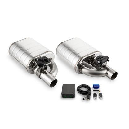 Straightflow - Muffler+valve Remote In-76 140/240mm L-240mm Left/Right - SFT-18964 - SFM007L/R