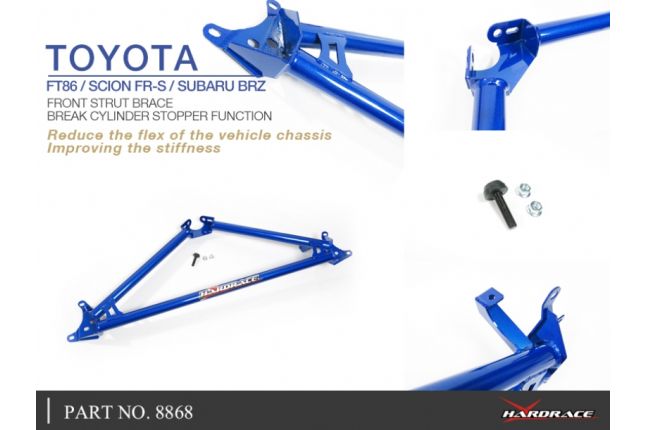 Hardrace - Front Strut Brace Scion FR-S, Subaru BRZ, Toyota 86
