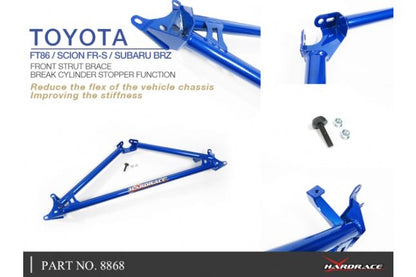 Hardrace - Front Strut Brace Scion FR-S, Subaru BRZ, Toyota 86