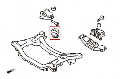 Hardrace - Tugevdatud mootorikinnitus Hyundai Genesis Coupe