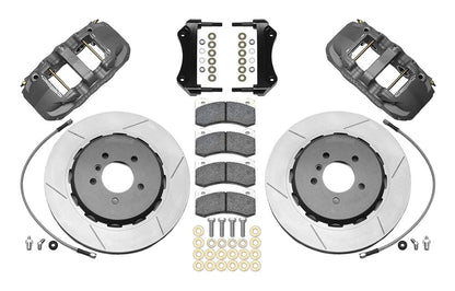 Wilwood - 140-16010 - Wilwood Big Brake Kit - Front - 355x32mm Bi-Slotted - AERO6 Anodized - WIL-140-16010