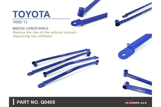 Hardrace - Middle Lower Brace Toyota Vios, Yaris