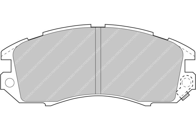 Ferodo - FDS789 - Ferodo DS Performance piduriklotsid; ees