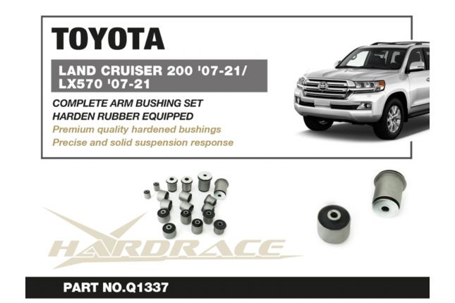 Hardrace - Complete Arm Bushing Set Toyota Land cruiser, Lexus LX