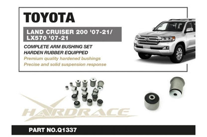 Hardrace - Complete Arm Bushing Set Toyota Land cruiser, Lexus LX