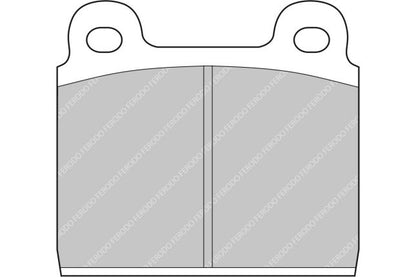 Ferodo - FER-FCP11R - Ferodo DS3000 Brake Pads; Front/Rear