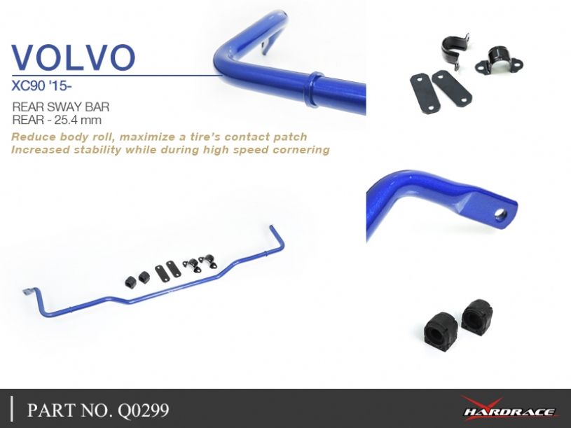 Hardrace - Rear Sway Bar Volvo XC90
Hardrace
Be the first to review this product
Item #
Q0299