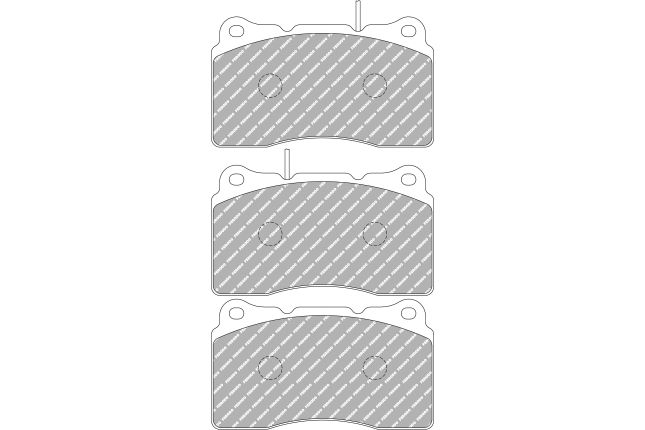 Ferodo - FDS1334 - Ferodo DS Performance Brake Pads; Front
