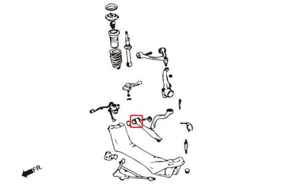 Hardrace - esi-alumisseina puks Lexus GS, SC, Toyota Aristo