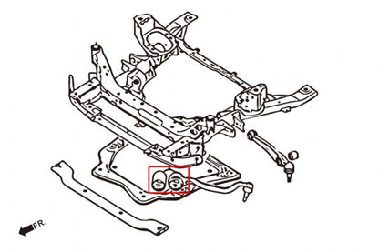 Hardrace - Front - Front Lower Arm Bushing Bmw X5, X6