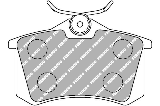 Ferodo - FDS1083 - Ferodo DS Performance piduriklotsid; tagumised