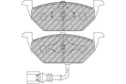Ferodo - FDS1398 - Ferodo DS Performance piduriklotsid; ees
