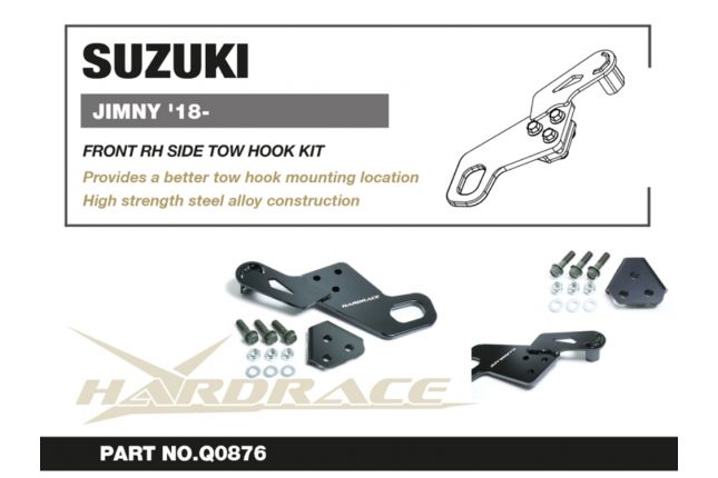 Hardrace - Front Tow Hook Kit Suzuki Jimny