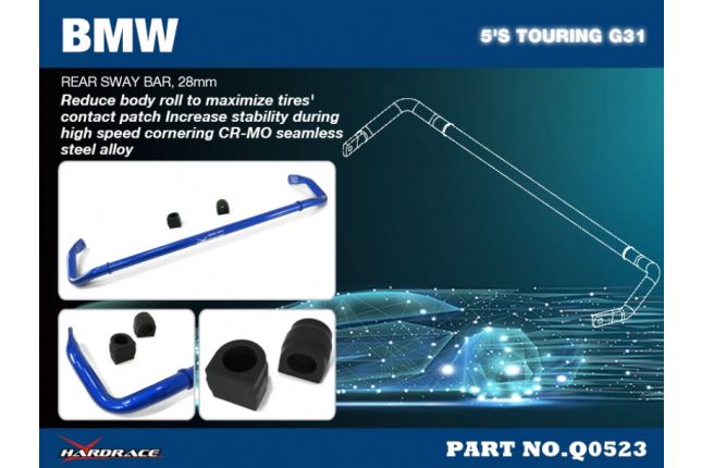 Hardrace - Rear Sway Bar Bmw 5 Series