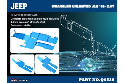 Hardrace - põhjakaitse Jeep Wrangler unlimited