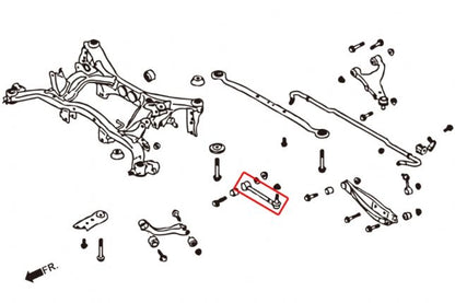 Hardrace - Rear Toe Control Arm Scion, Subaru, Toyota