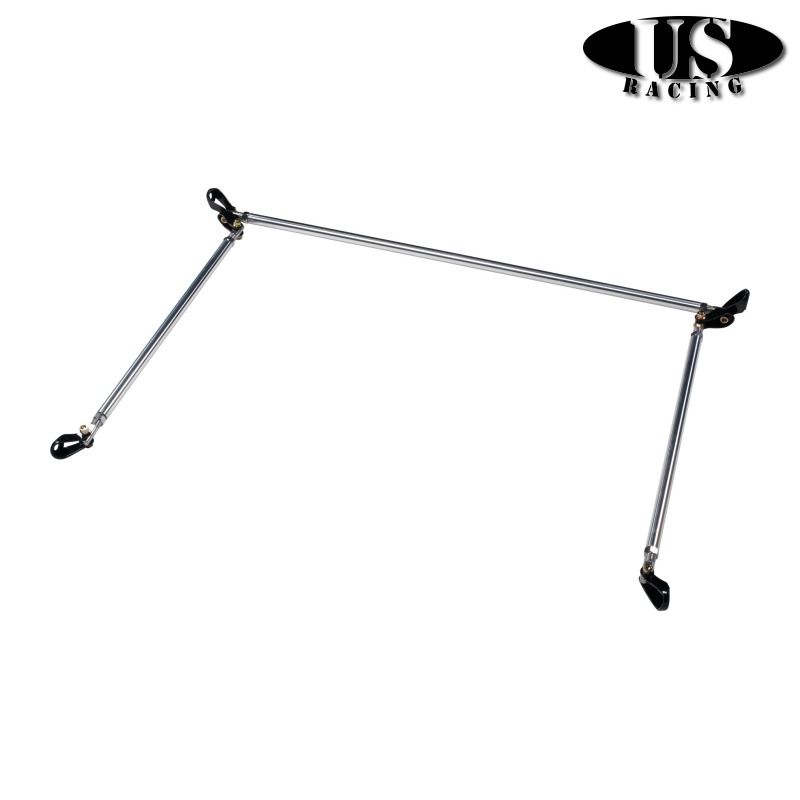 US-Racing - US-Racing B+C Pillar Strutbrace (Civic 91-96 3dr) - STR-CV92-BCP