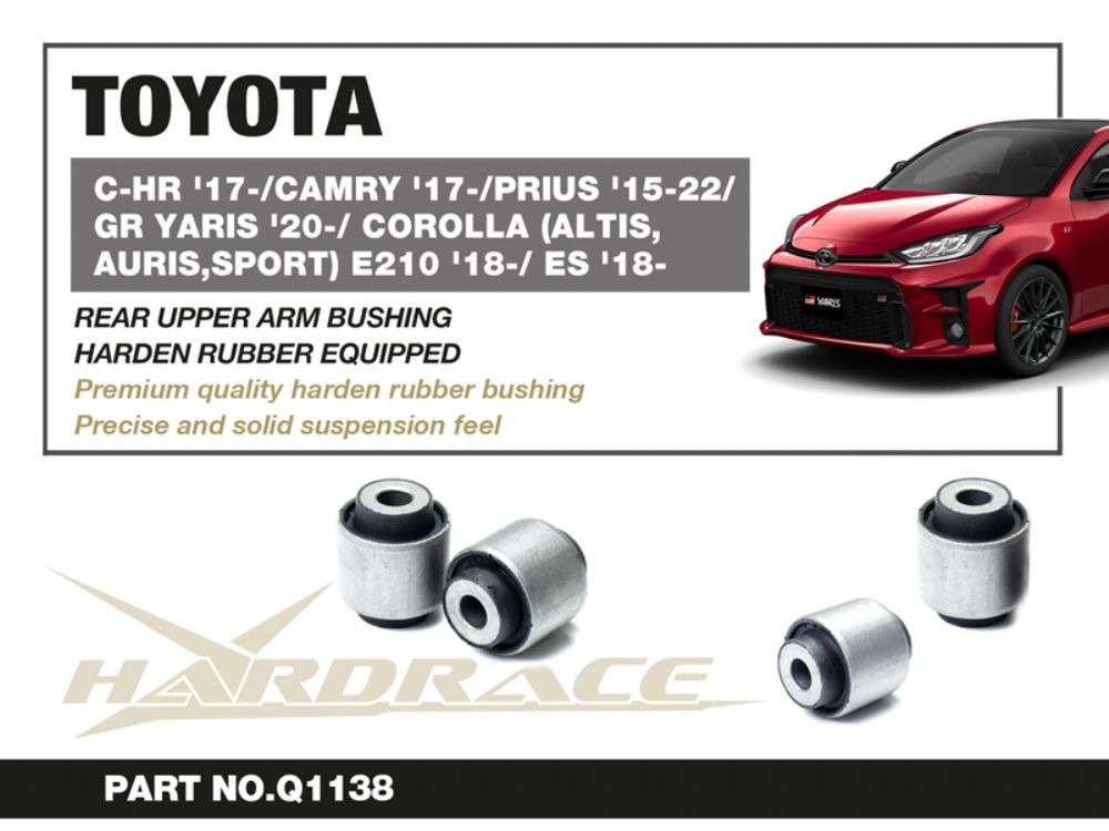 Hardrace - Rear Upper Arm Bushing Toyota, Lexus
Hardrace
Be the first to review this product
Item #
Q1138