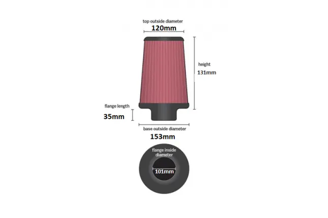 APP Air Filter 101mm