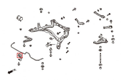 Hardrace - Reinforced Rear Tpv Stabilizer Bushing Infiniti Q45, Nissan 240SX