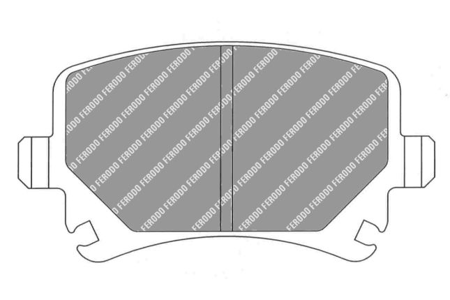 Ferodo - FDS1636 - Ferodo DS Performance Brake Pads; Rear
