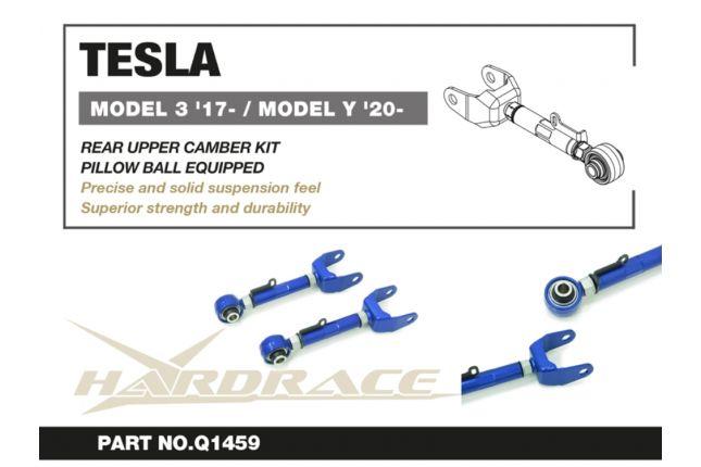 Hardrace - tagumise kaldenurga komplekt Tesla MODEL 3, Model y