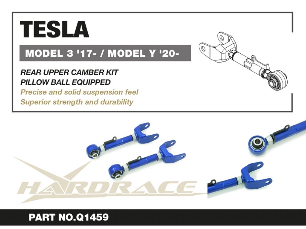 Hardrace - Rear Camber Kit Tesla MODEL 3, Model y
Hardrace
Be the first to review this product
Item #
Q1459