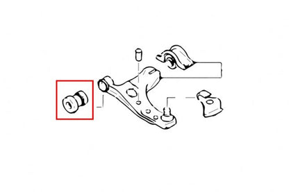 Hardrace - Eesmise alumise õõtshoova puks Ford Focus