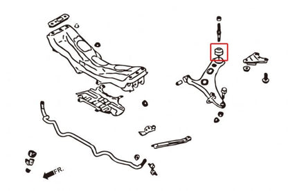 Hardrace - Front Lower Arm Bushing - Big Scion, Subaru, Toyota