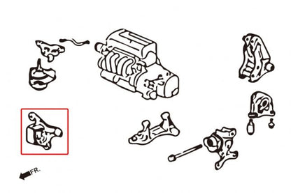 Hardrace - Front Harden Engine Mount Honda Civic, Integra, RSX