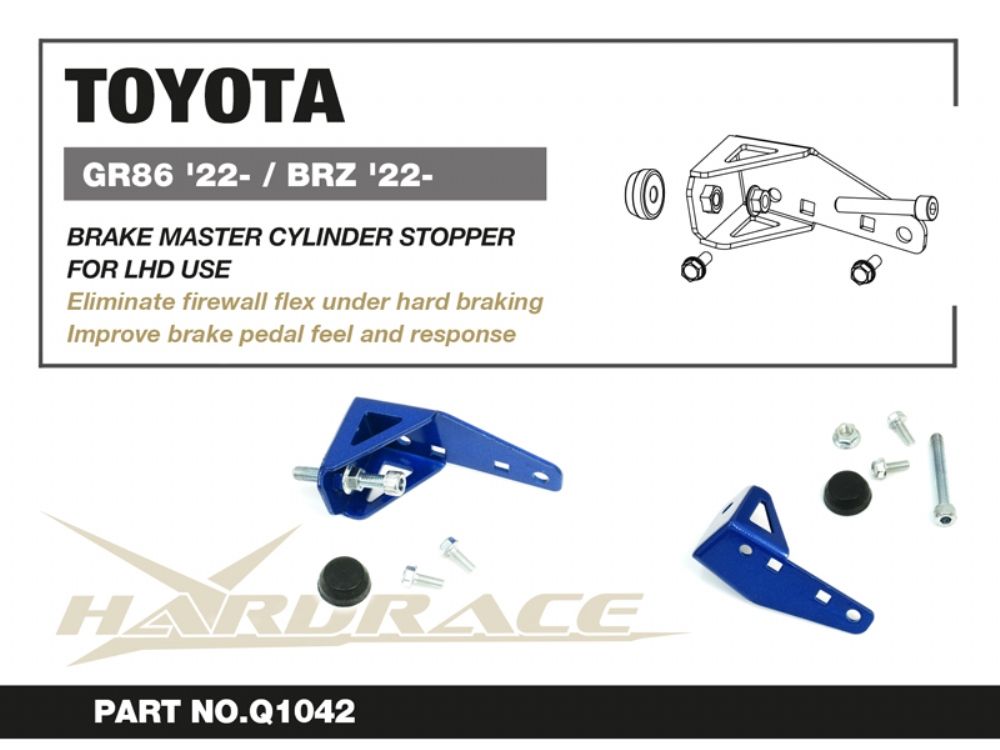 Hardrace - Brake Master Cylinder Stopper Subaru BRZ, Toyota 86
Hardrace
Be the first to review this product
Item #
Q1042