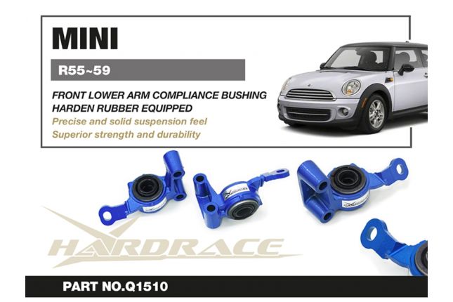 Hardrace - Front Lower Arm Bushing - Rear Mini Hatchback