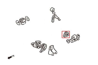 Hardrace - Harden Engine Mount-front Side Mitsubishi Lancer evolution