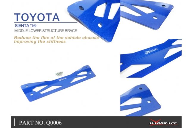 Hardrace - Middle Lower Structure Brace Toyota Sienta