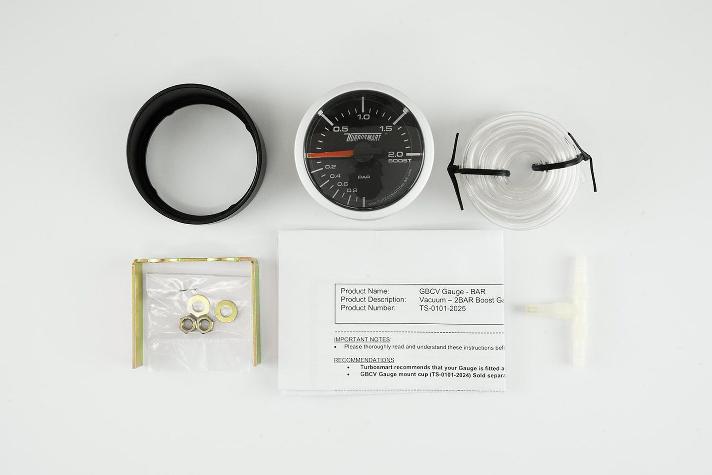 Turbosmart - Boost Gauge 0-2 Bar 52mm - TS-0101-2025
