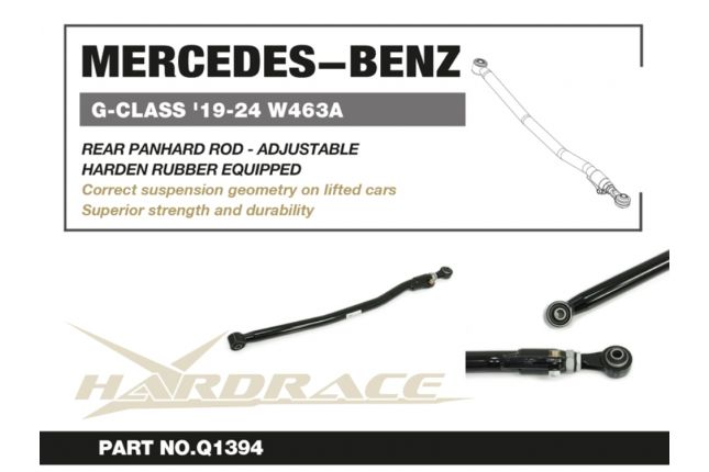 Hardrace - Rear Panhard Rod Mercedes-benz G-class