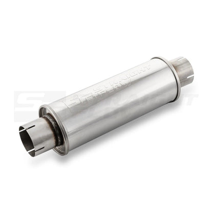 Straightflow - Muffler Round 125mm L-350mm D-76 SS