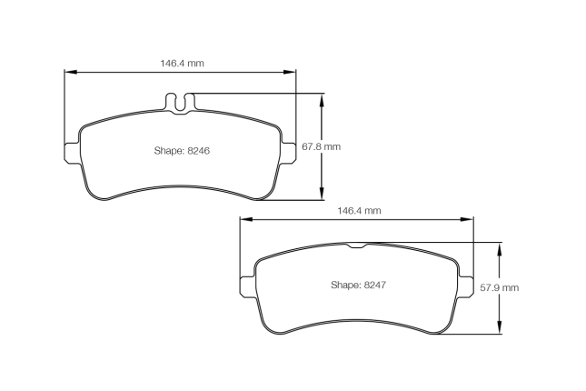 Pagid - S8246R29001 - Pagid RSL 29 piduriklotsid; tagumised