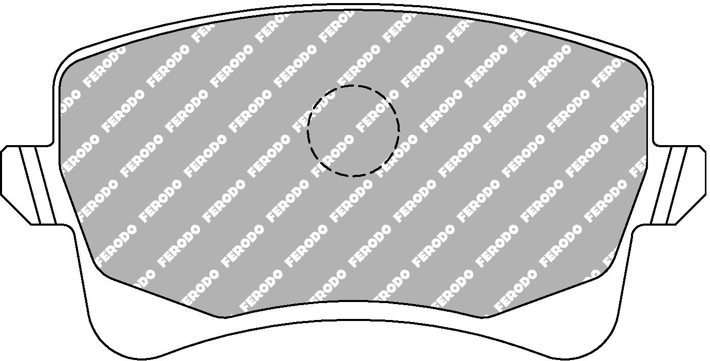 Ferodo - FDS4050 - Ferodo DS Performance Brake Pads; Rear