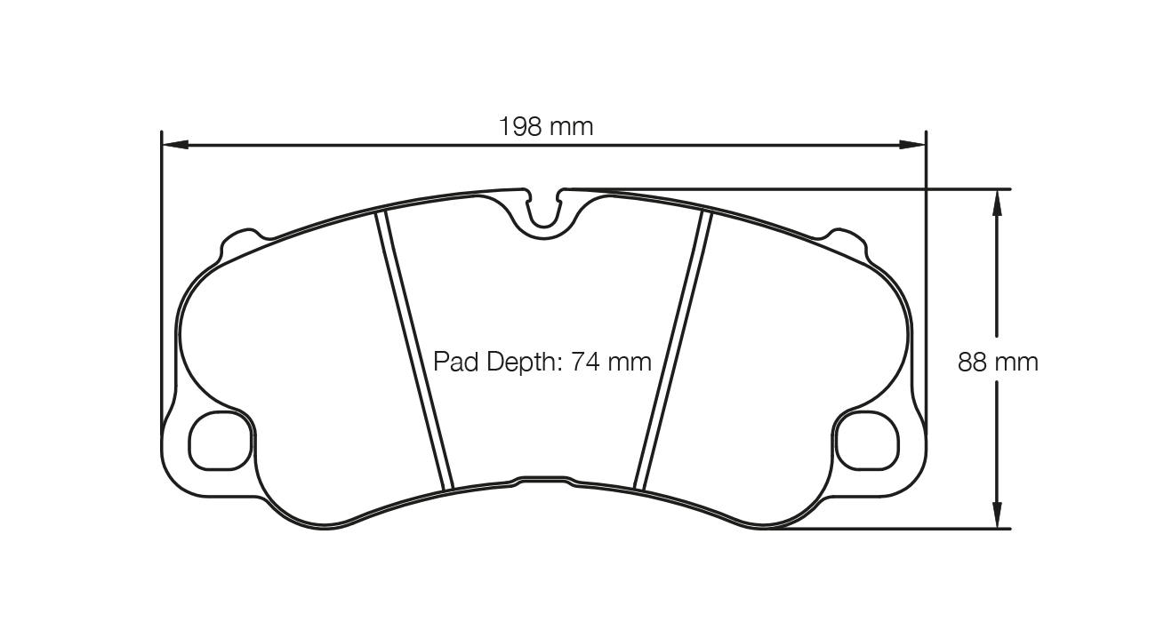 Pagid - S4927C01001 - Pagid RSC 1 Brake Pads; Front