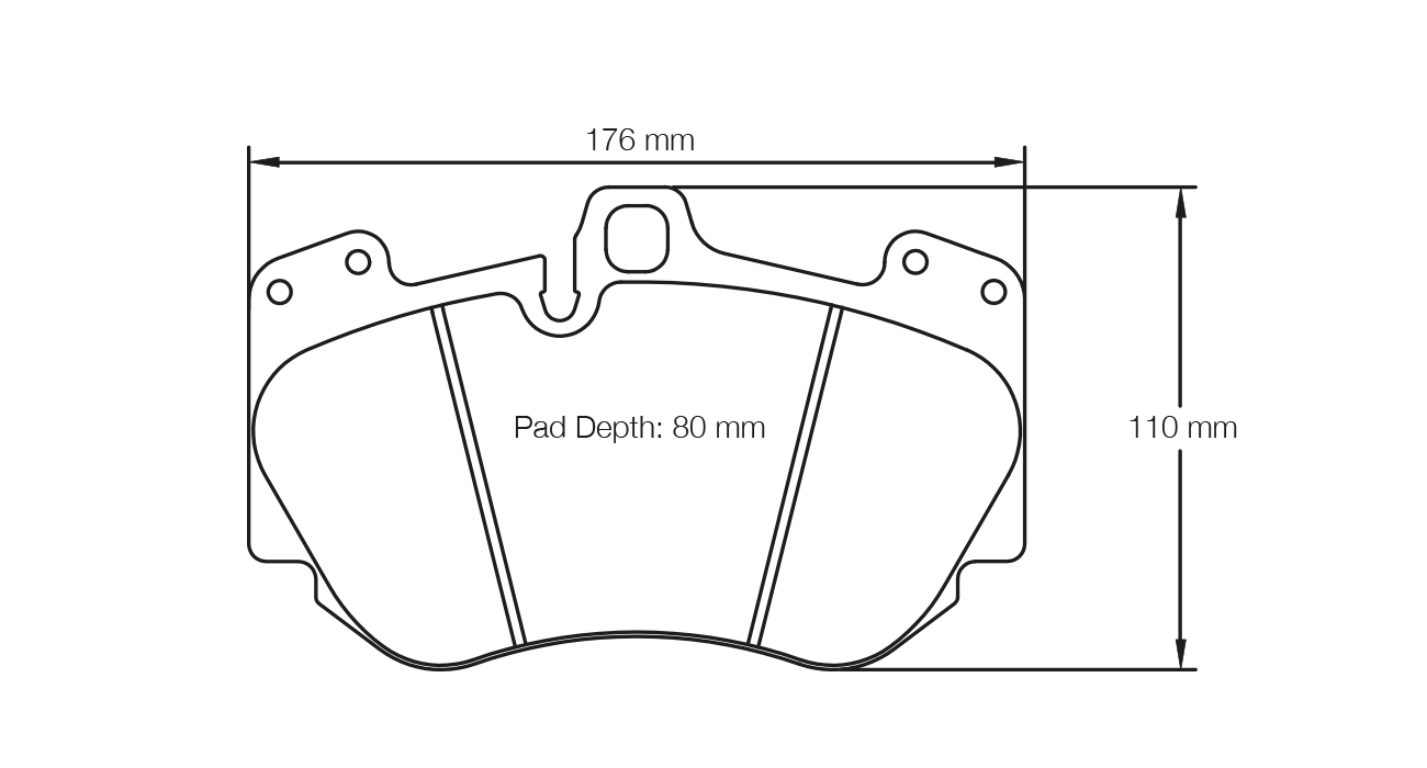 Pagid - S4907C02001 - Pagid RSC 2 Brake Pads; Front