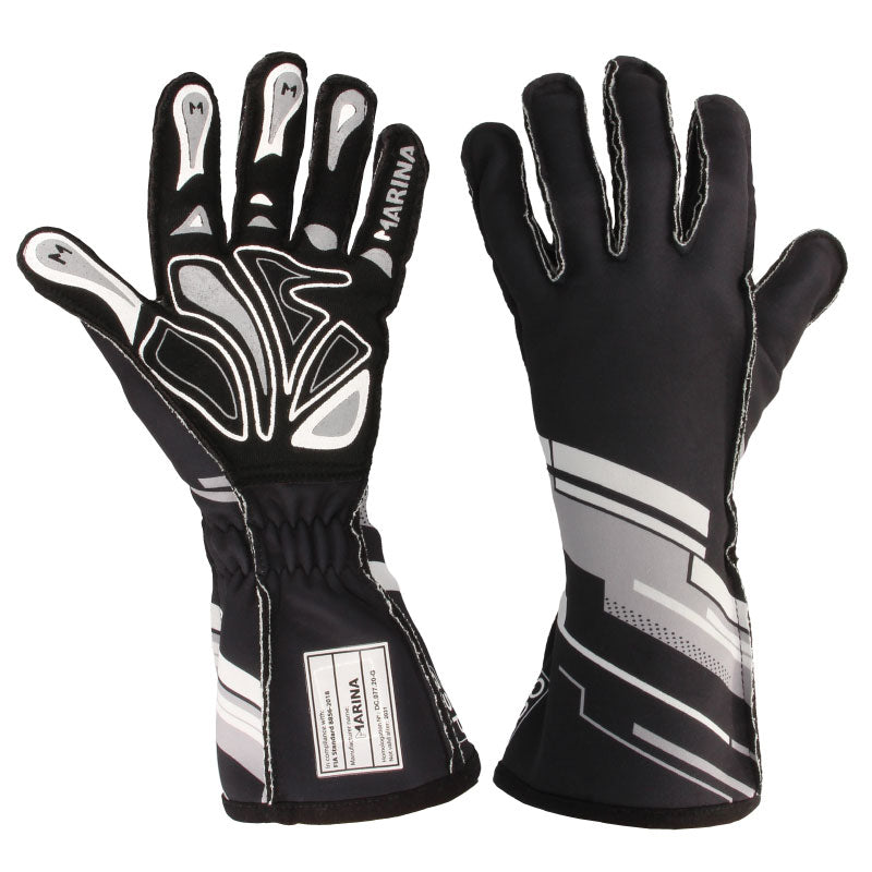 QSP - Grip FIA gloves - L - Black - QSGLFIA-BLACK-L
